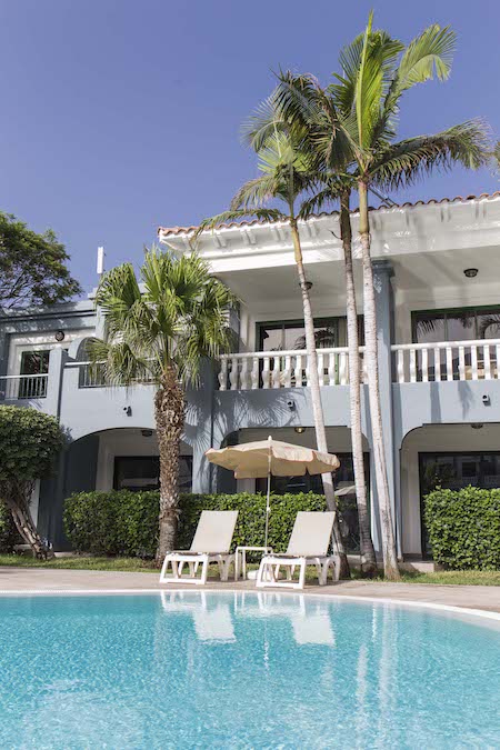 Poolside at the Colon Guanahani Hotel