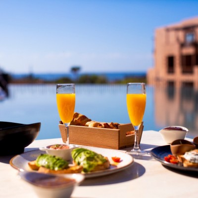 Breakfast on the terrace at Barcelo Tenerife